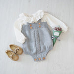 Knitted baby onesies - Cindi Book