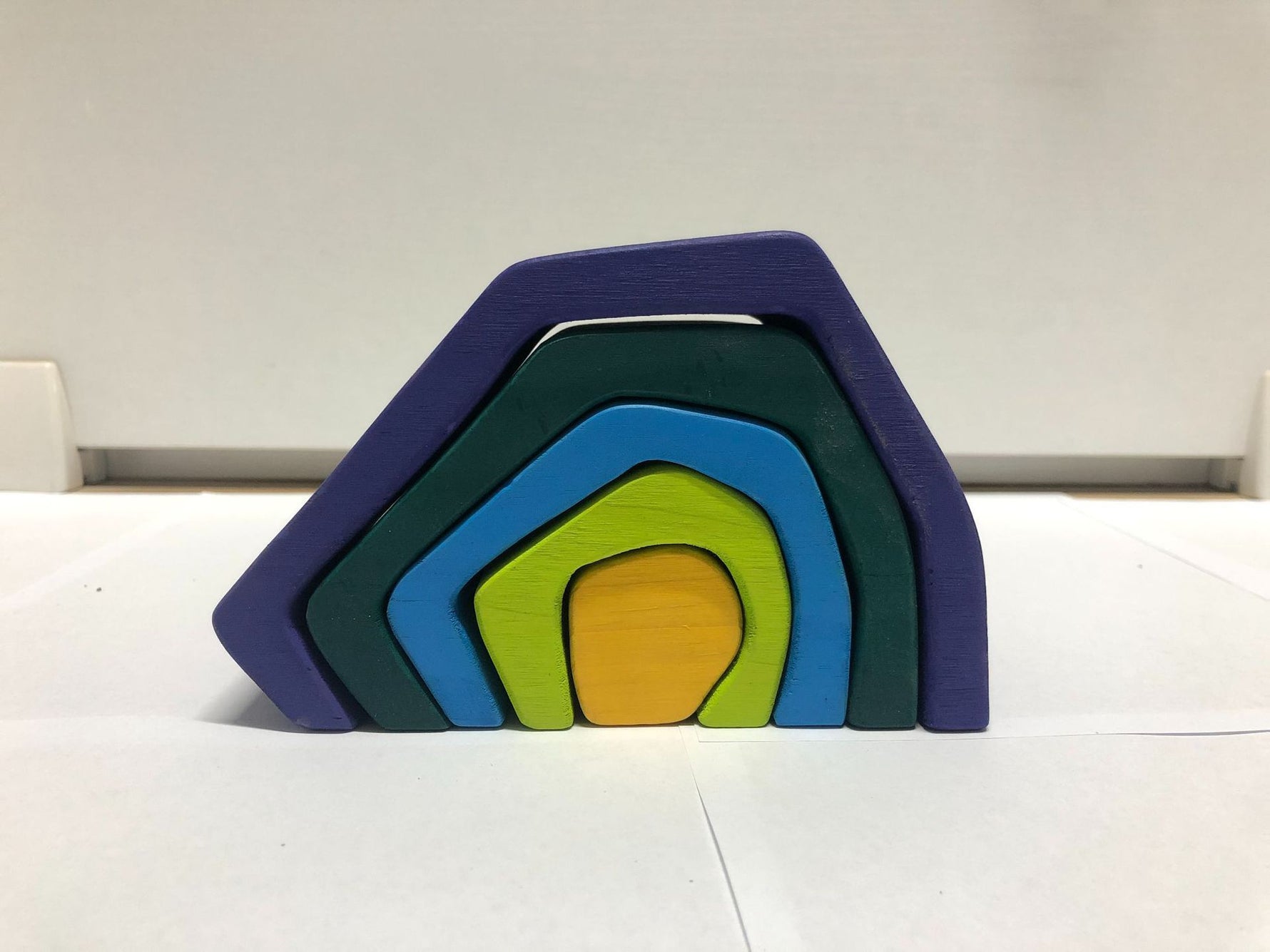 Early education stacking high blocks - Cindi Book