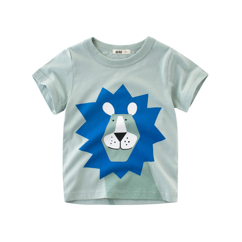Child short sleeve t-shirt boy half sleeve - Cindi Book