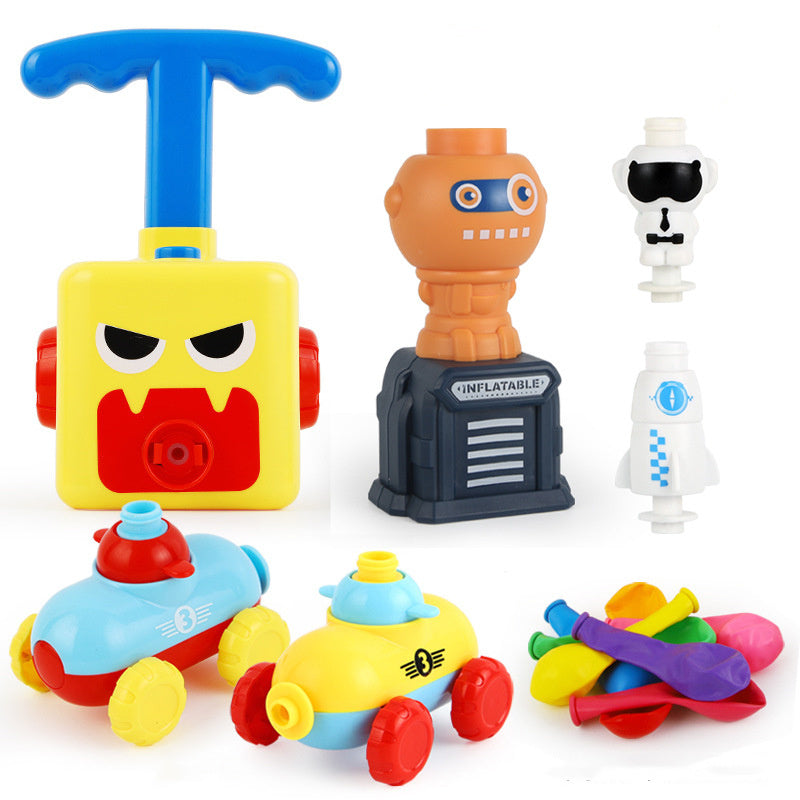 Power Balloon Launch Tower Toy Puzzle  Education Inertia Air Power Balloon Car Science Experimen Toy For Children Gift - Cindi Book