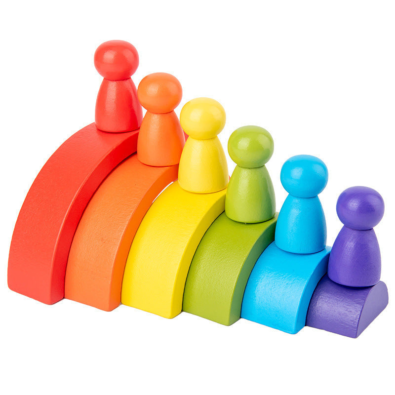 Rainbow arched building blocks - Cindi Book