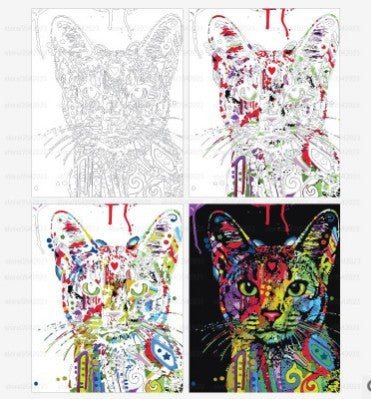 40 50cm DIY Oil Painting Home Decoration Painting