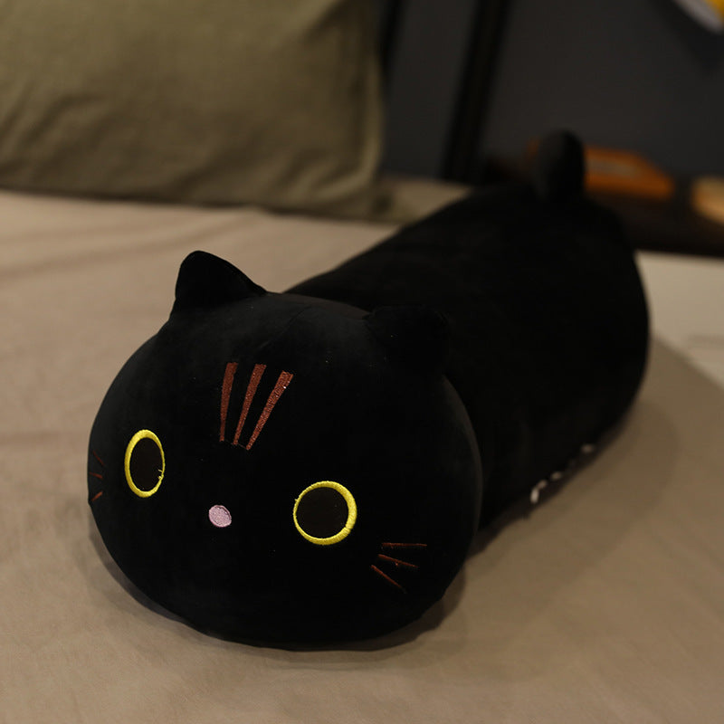 Large Size Cartoon Cat Plush Toys Stuffed Cloth Doll Long Animal Pillow Cushion - Cindi Book