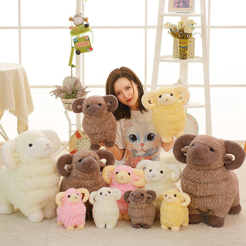 Simulation goat doll plush toy - Cindi Book