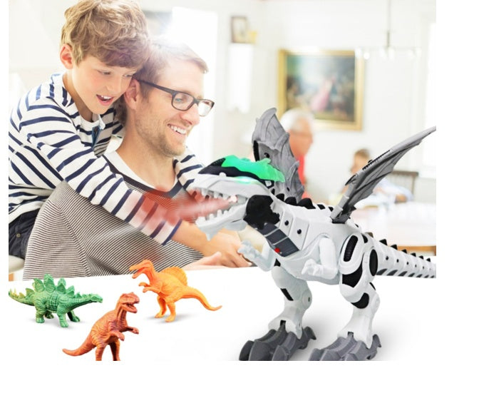 Walking Dragon Toy Fire Breathing Water Spray Dinosaur - Cindi Book