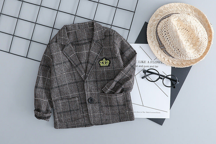 British small suit children's suit gentleman three-piece suit - Cindi Book