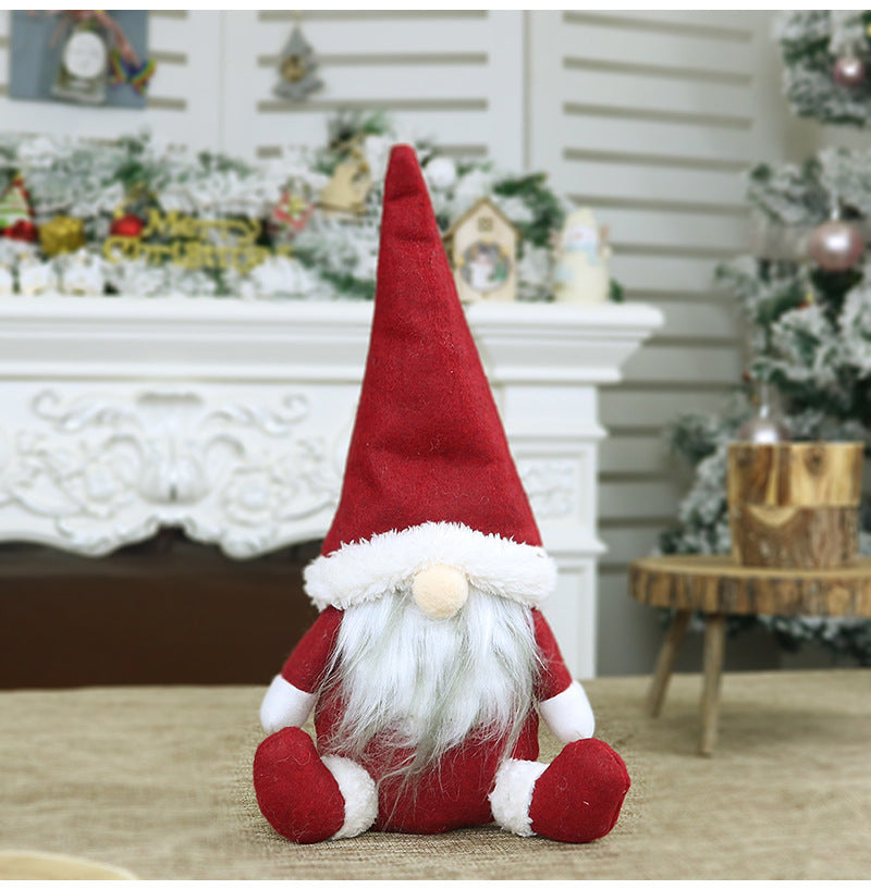 Christmas Faceless Old Man Doll Window Decoration - Cindi Book