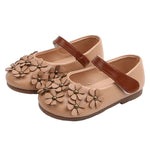 Girls' Small Leather Shoes, Female Babies, Flower Single Shoes, Soft Soles, Little Girls - Cindi Book