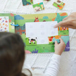 Farm Busy Book with Zipper Pouch
