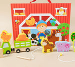 Farm Play Set Lacing Toy