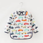 Baby Dinner Coverall Bib Spring And Autumn Long Sleeve Apron - Cindi Book