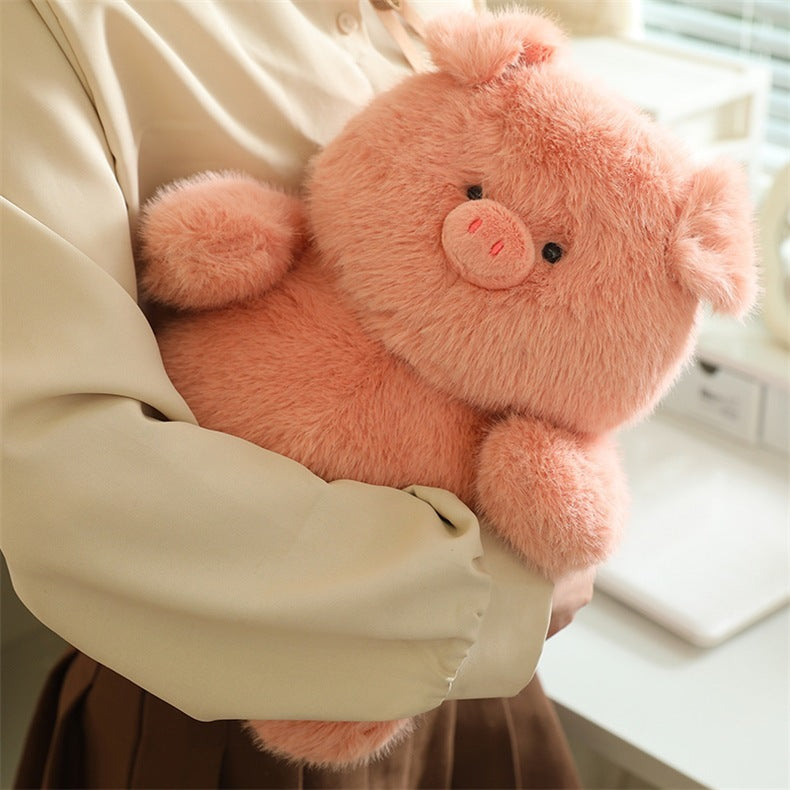 Lying Flat Series Chubby Pig Doll Plush Toy - Cindi Book