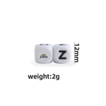 12mm Baby Products 26 Silicone English Alphabet Beads Teeth Accessories - Cindi Book