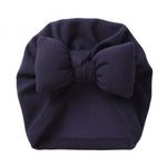 New Style Cashmere Baby Pullover Hat Cotton Filled Bow - Cindi Book