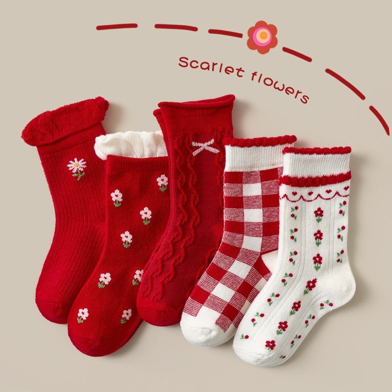 Autumn And Winter Cartoon Dinosaur Mid-calf Cotton Warm Sports Boys' Socks - Cindi Book