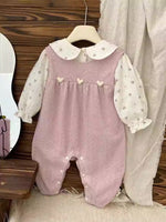 Baby Autumn Suit Baby Girl Cute Rompers Overalls Romper Children's Clothing - Cindi Book