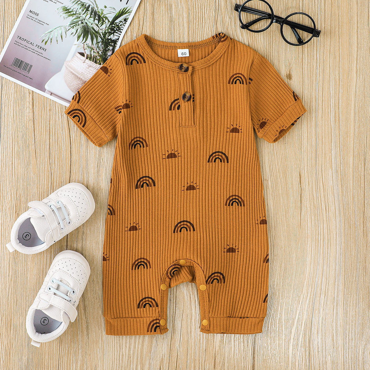 Summer New Short Sleeves For Baby And Infants Rompers Jumpsuit - Cindi Book