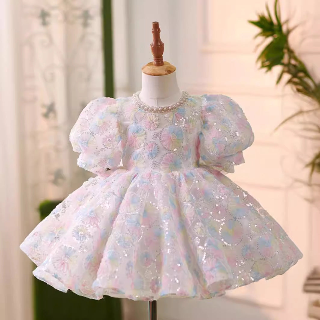 Princess Dress Light Luxury Minority High-end Flower Birthday Host Pettiskirt - Cindi Book