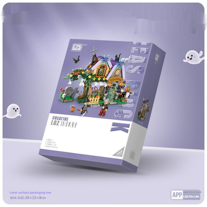 Halloween Building Blocks Small Particle Assembly Toys - Cindi Book