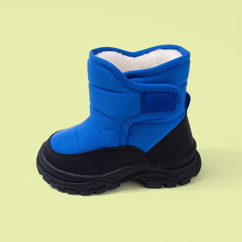 Warm Thick-soled Boots For Boys High-top Insulated Cotton Sneakers - Cindi Book