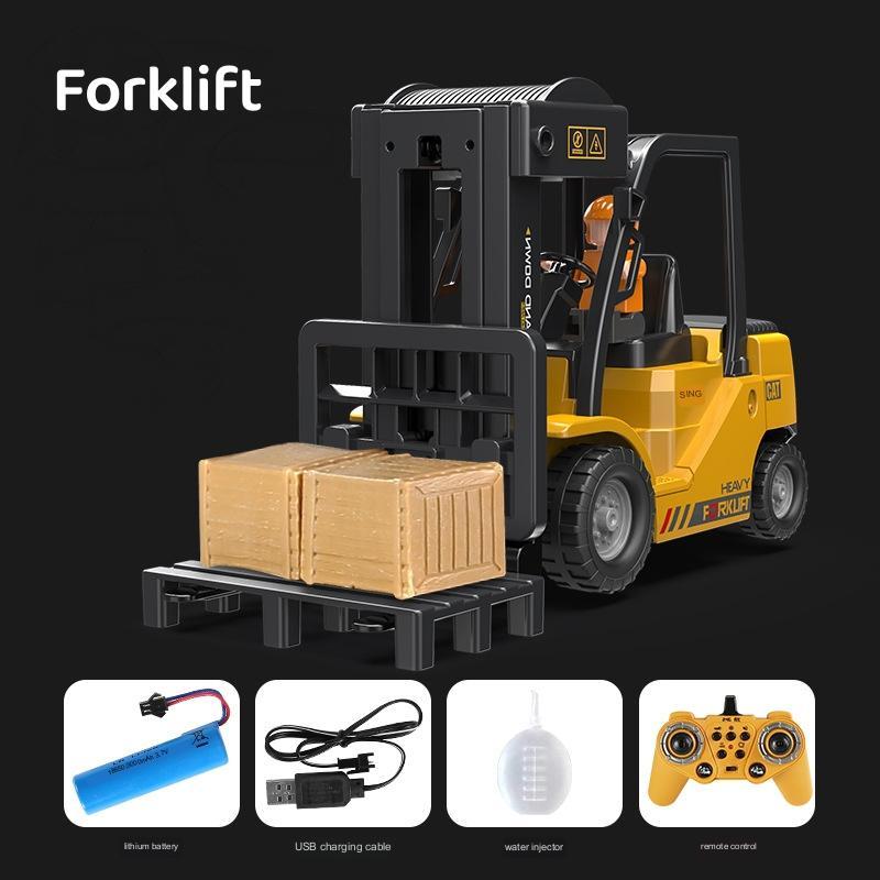 Children's Simple Alloy Charging Excavator Toy Car - Cindi Book