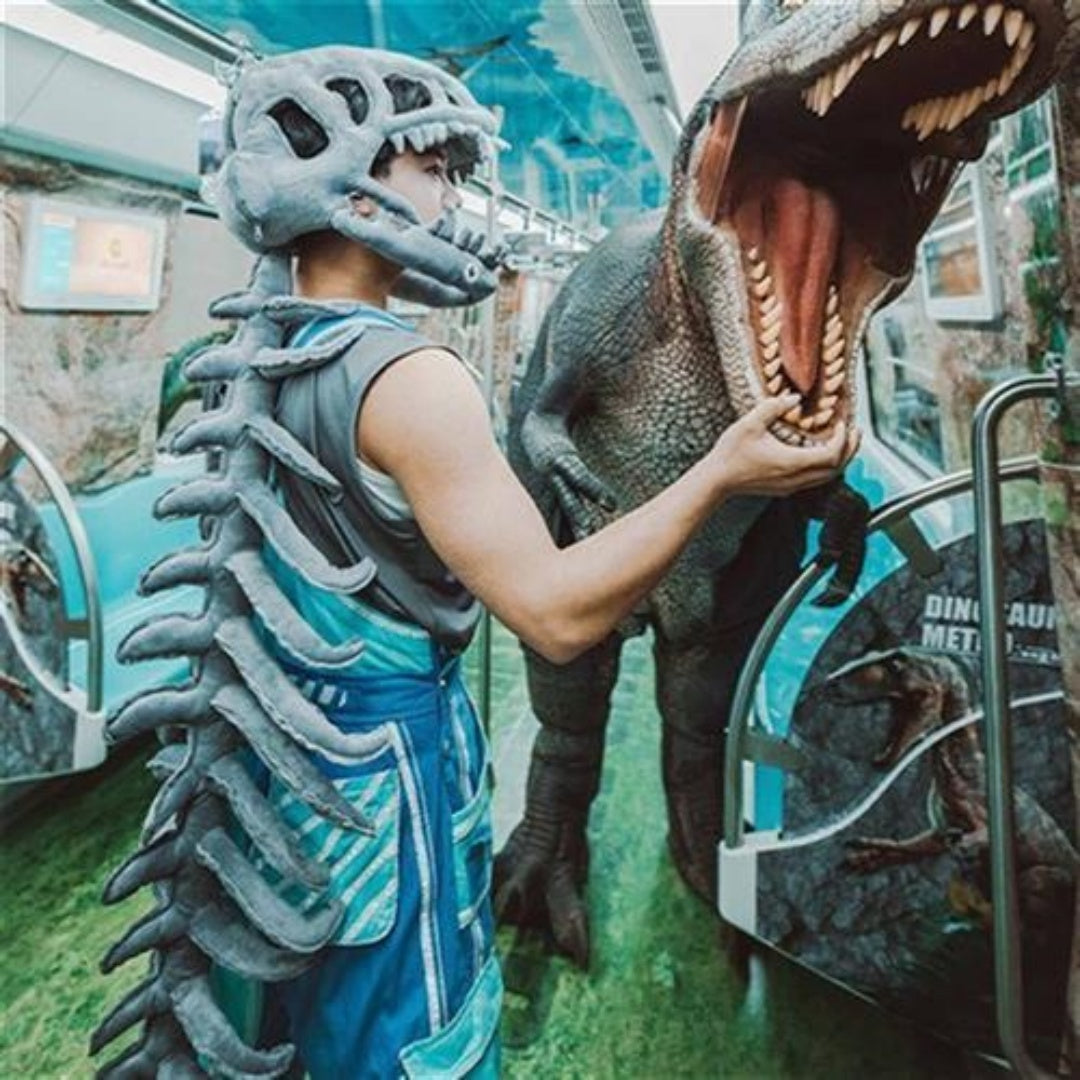 Chinese Dinosaur Garden Dinosaur Skeleton Dress Up Costume Props - Cindi Book