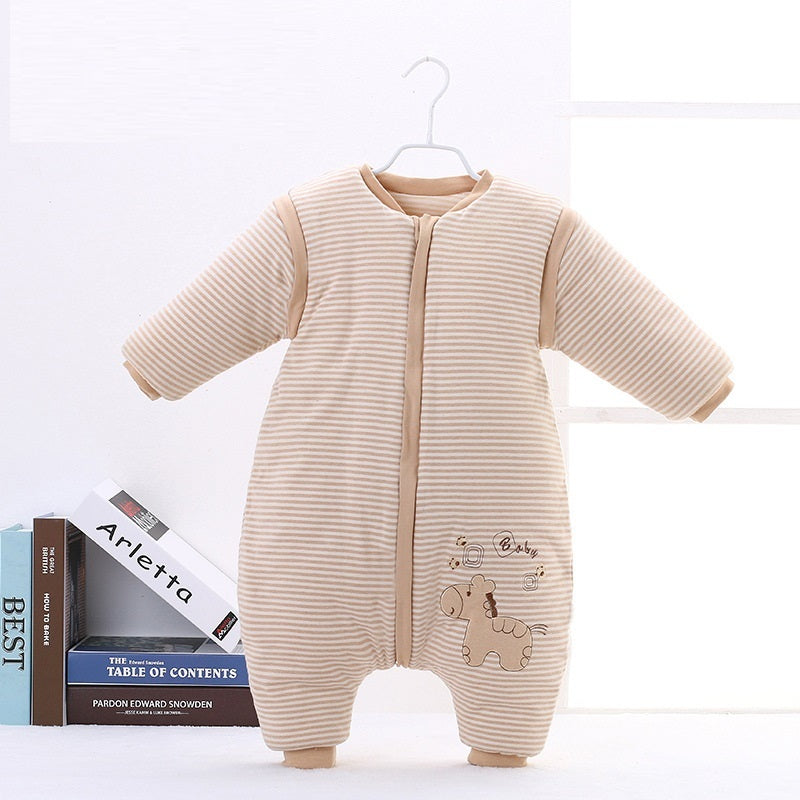 Cartoon Cotton Baby Anti-Kick Baby Sleeping Bag