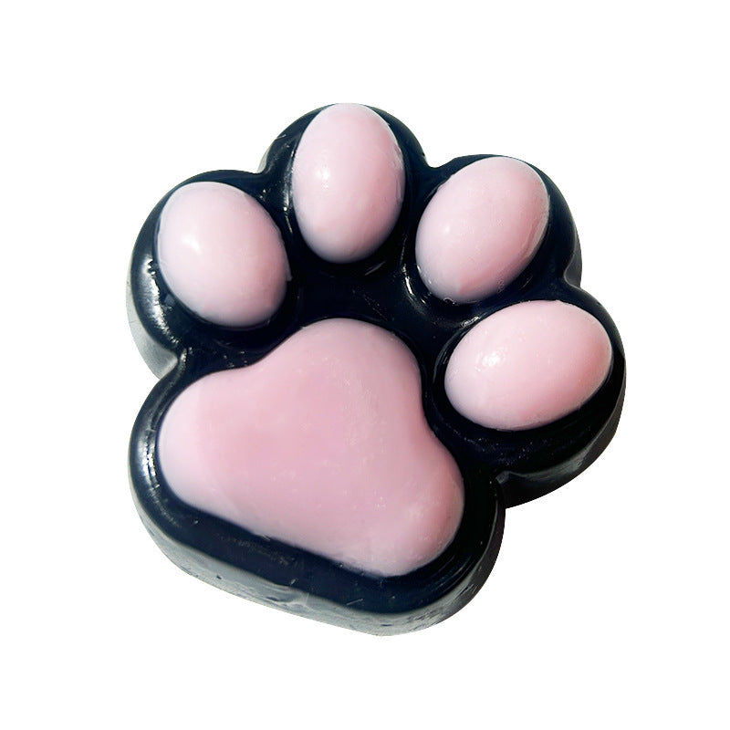 Large Cat's Paw Squeezing Toy Coconut Meat Powder Plush Good-looking Decompression Artifact - Cindi Book