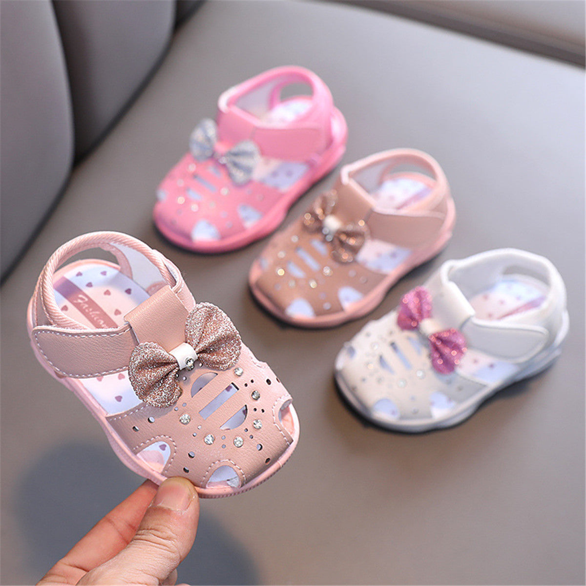 Baby Soft Sole Toddler Shoes Baby Toe Sandals - Cindi Book