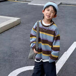 Loose Top Boys' Clothes Stripes - Cindi Book
