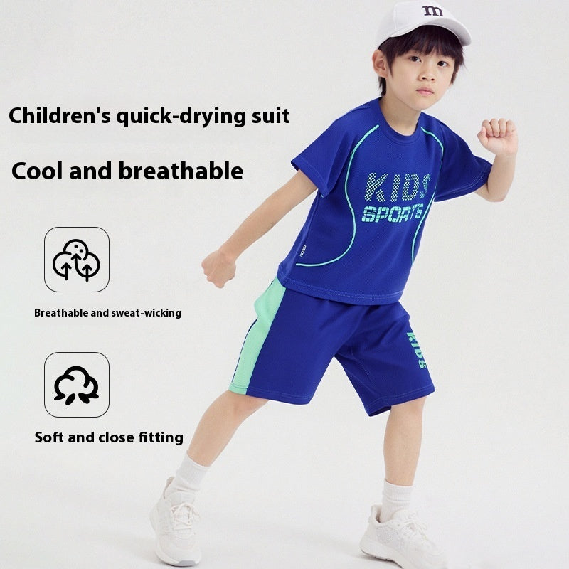 Children Short-sleeved Uniform Sportswear Set - Cindi Book