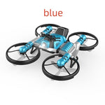 WiFi FPV RC Drone Motorcycle 2 in 1 Foldable Helicopter Camera 0.3MP Altitude Hold RC Quadcopter Motorcycle Drone 2 in 1 Dron - Cindi Book