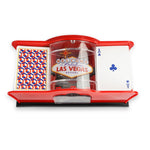 Poker Card Hand Shuffler Easy Hand Cranked Casino Card Shuffling Machine For Blackjack Poker Texas - Cindi Book