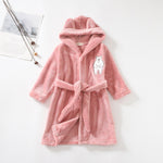 Flannel Bathrobe Boys' Home Wear With Hood - Cindi Book