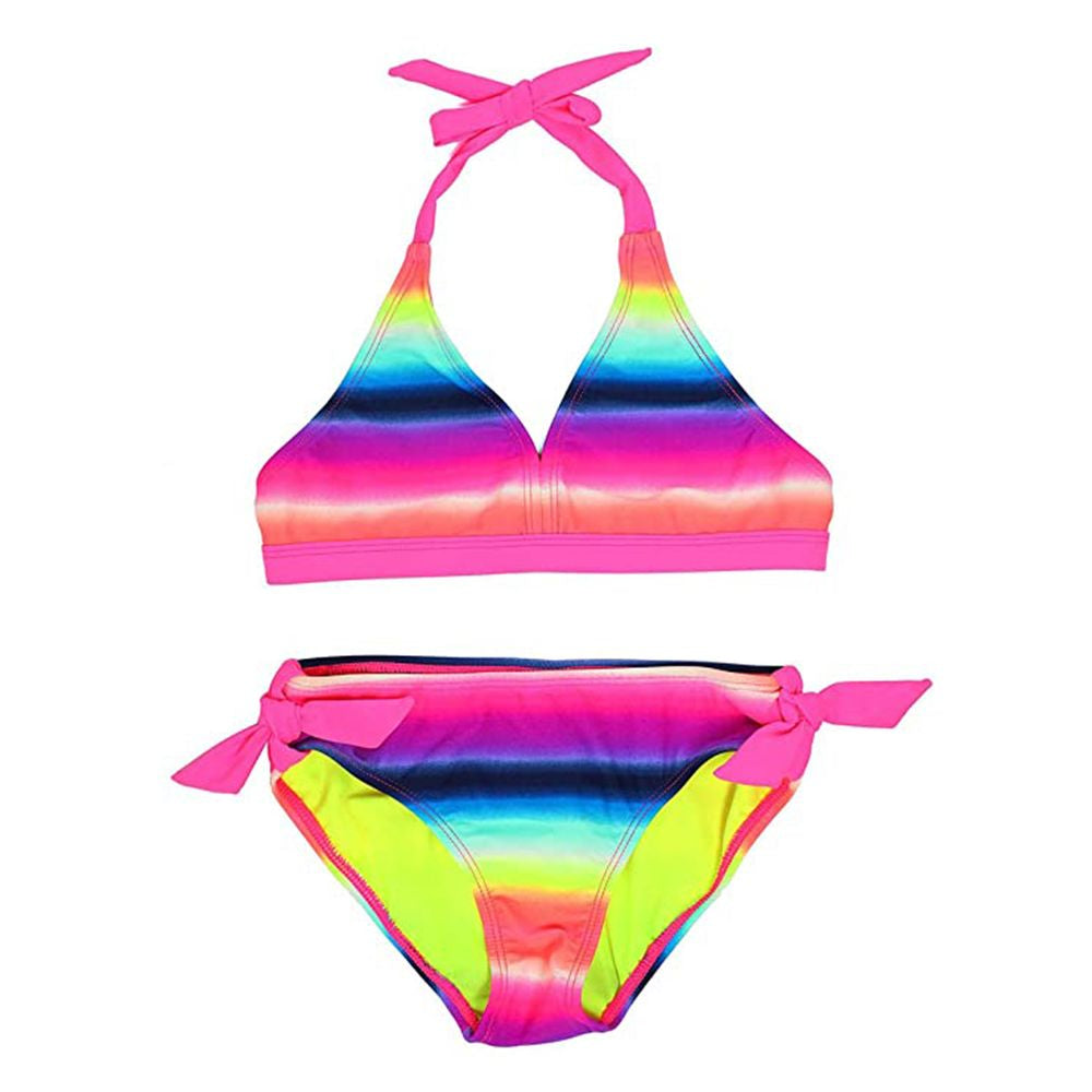 Colorful Neck-hanging Bikini Swimwear - Cindi Book