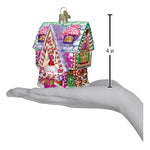 Old World Christmas Cupcake Cottage Ornament - hand-blown glass Christmas tree ornament (view 4)