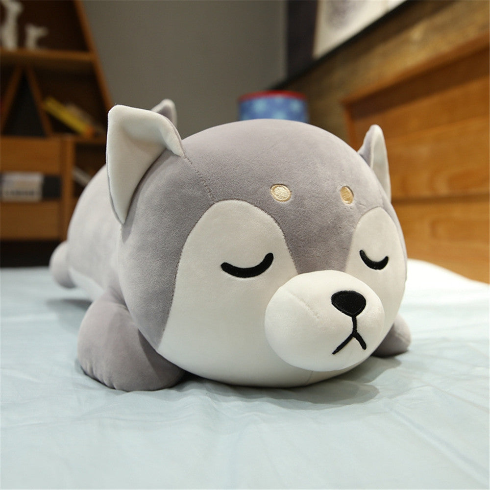 Cute Down Cotton Husky Plush Toys Chai Dog Doll - Cindi Book