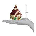 Old World Christmas Christmas Chapel Ornament - hand-blown glass Christmas tree ornament (view 4)