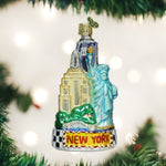 Old World Christmas New York City Ornament - hand-blown glass Christmas tree ornament