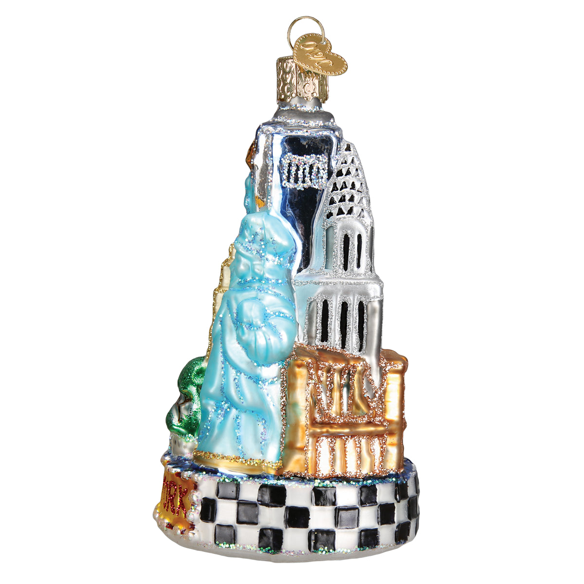 Old World Christmas New York City Ornament - hand-blown glass Christmas tree ornament (view 5)