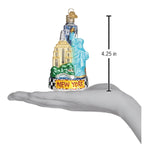 Old World Christmas New York City Ornament - hand-blown glass Christmas tree ornament (view 6)