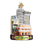 Old World Christmas New Orleans Ornament - hand-blown glass Christmas tree ornament (view 3)