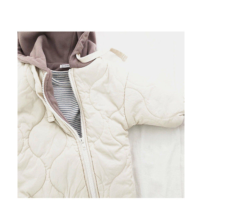 Baby Padded Quilted Kumpsuit Outing Clothes - Cindi Book
