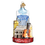 Old World Christmas Nashville Ornament - hand-blown glass Christmas tree ornament (view 3)