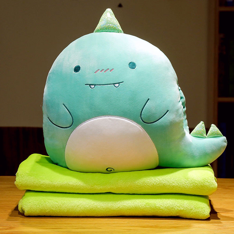 Cartoon Multifunctional Blanket Animal Pillow Blanket - Cindi Book