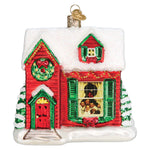 Old World Christmas Norman Rockwell You're Home! Ornament - hand-blown glass Christmas tree ornament (view 3)