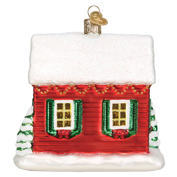 Old World Christmas Norman Rockwell You're Home! Ornament - hand-blown glass Christmas tree ornament (view 4)