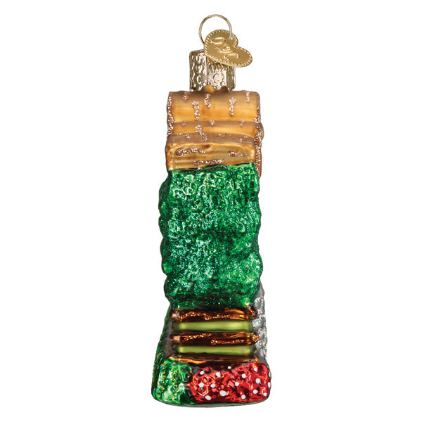 Old World Christmas Our Ranch Ornament - hand-blown glass Christmas tree ornament (view 5)