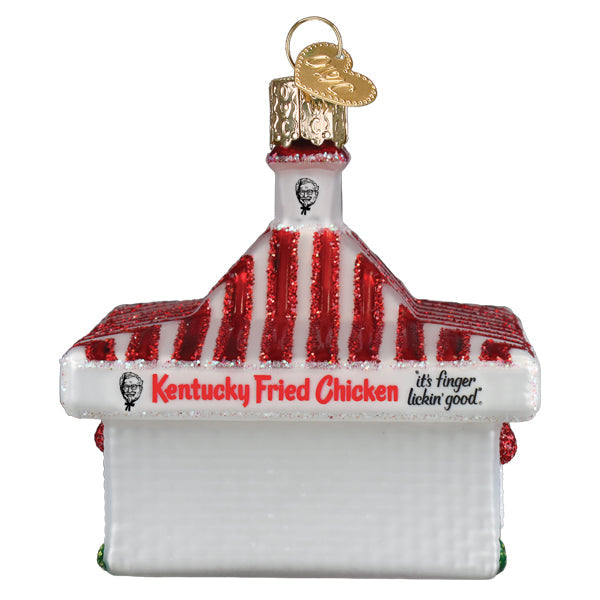 Old World Christmas KFC Restaurant Ornament - hand-blown glass Christmas tree ornament (view 4)