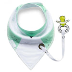 Bib with Pacifier Clip - Cindi Book